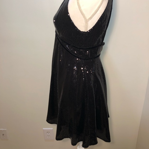NWT Free People Black sequin dress size 4 - Picture 3 of 6